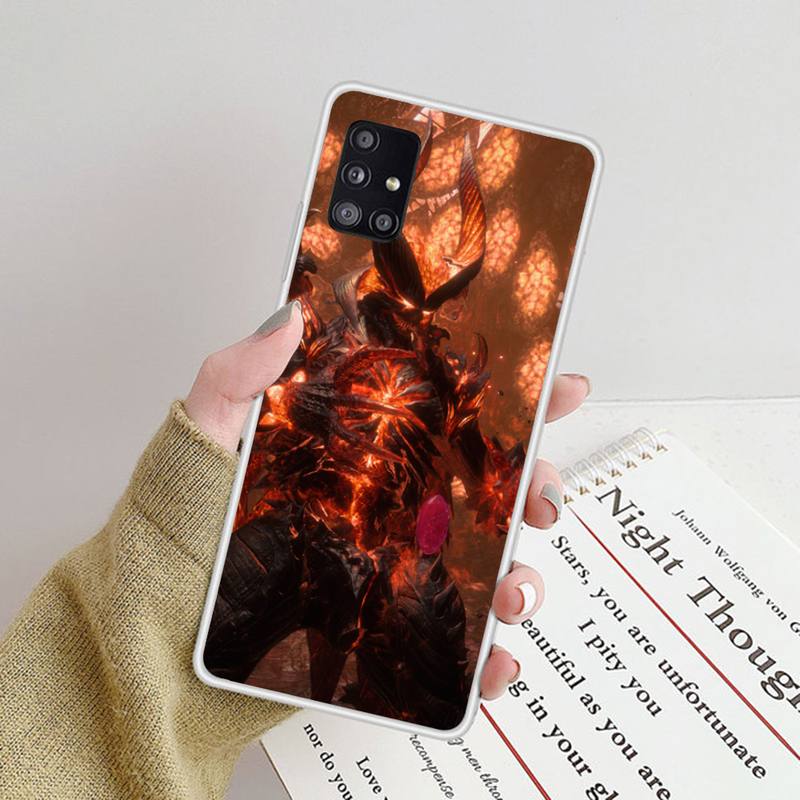 Cool Devil Game Phone Case For Samsung Galaxy S9 S10 Plus S10E S20FE A71 A51 A21S Clear Silicone Transparent Phone Cover