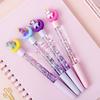 Cartoon Unicorn Sand Flow Pen - Black Ink Signature Pen for Kids, Perfect Back-to-School Gift
