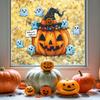 Halloween Cartoon Little Ghost Pumpkin Glass Window Home Holiday Decoration Sticker Self Adhesive