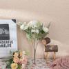 Simulation Flower Practical Anti-fading Vivid Color Artificial Flower DIY Peony Fake Artificial Rose Bouquet Wedding Accessories