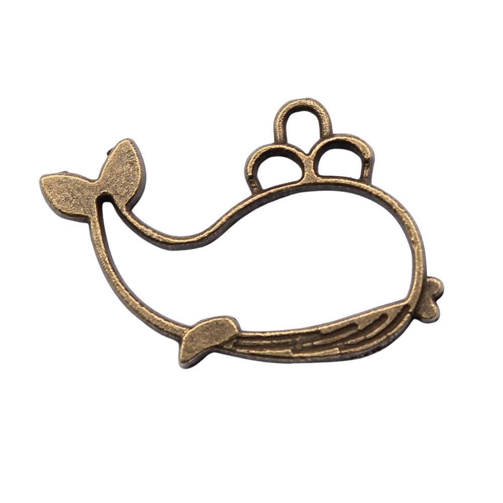 Mermaid Tail Charms Alloy Pendants For Ocean Themed Jewelry Making
