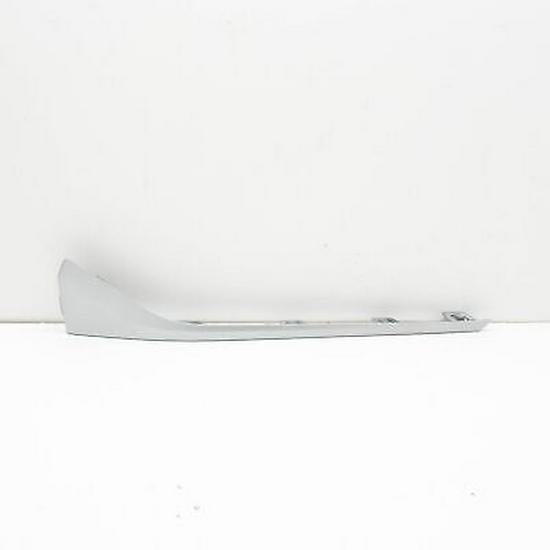 BMW X1 F48 Front Bumper Silver Trim Strips (Lower Left & Right) 51117954257, 51117954258