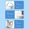 Portable Desktop Air Cooling Fan With 4 Speed Setting Cooling Fan 8h Timer Function For Dormitory Study Office Desk