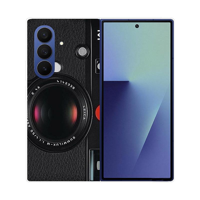 Transparent Folding Phone Case For Samsung Galaxy Z Fold 6 7 Clear Shockproof Hard PC Cover For Samsung Z Fold7 Fold6 Shell Capa