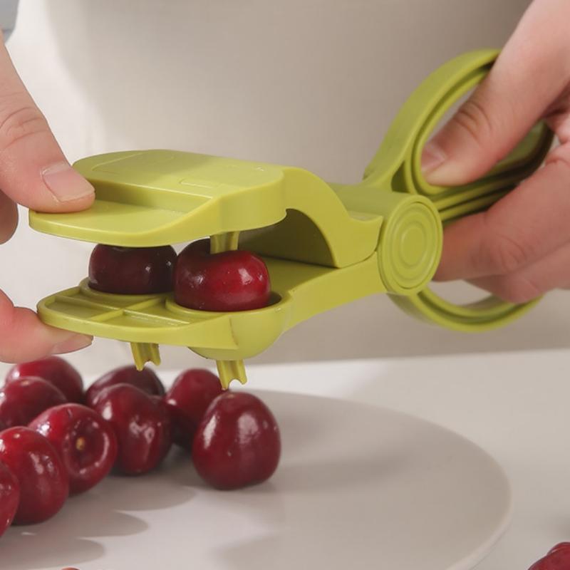 Cherry Pitter Manual Press Food Chopper Perfect For Home Kitchen Baking Jam Making And Fresh Fruit Prep