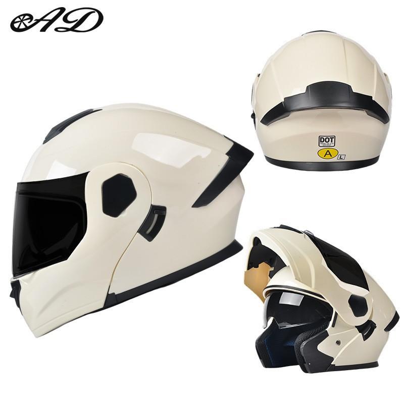 DOT Certified Motorcycle Helmet Uncovering Four-season Universal Men Women's Riding Safety Hat