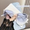 Luxury Outdoor Uv Protection Sunglass New Style Ultra Light Sunglasses Fashionable And Trendy Riving Large Frame Sunglasses