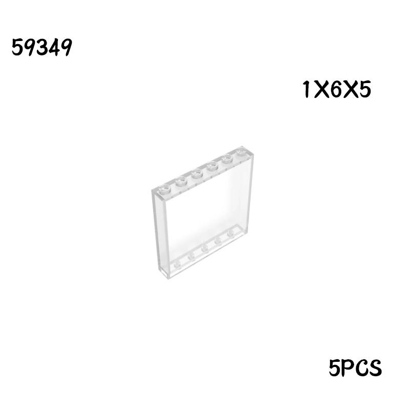 MOC Brick Window Glass House Wall Panel 87552 87544 60581 87543 59349 Build Brick Accessories Parts Assembles Particles Fun for All Ages