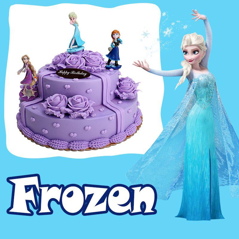 Cake Decorations Dolls Frozen Frozen Anna Aisha Rapunzel Decorations Pendulum