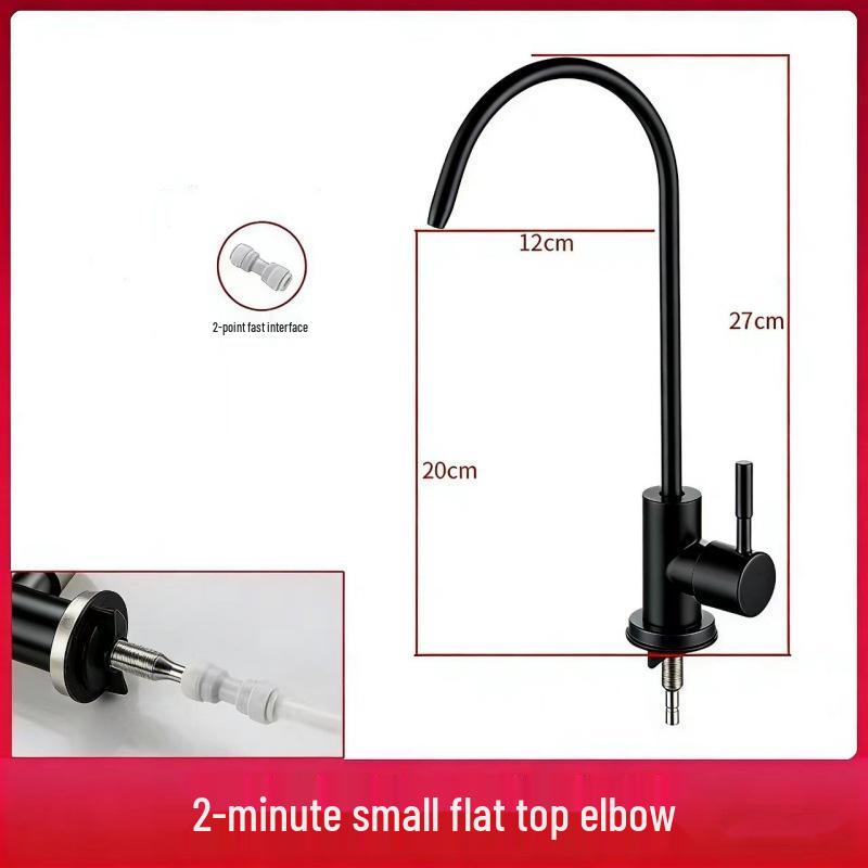 Küchenarmatur aus Edelstahl zur direkten Trinkwasseraufbereitung