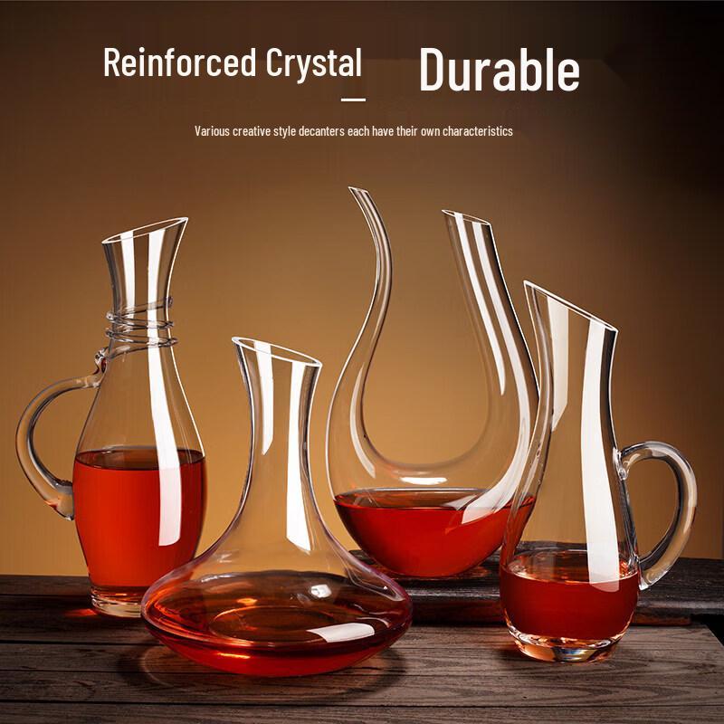 UO SO Handmade Crystal Glass Wine Decanter