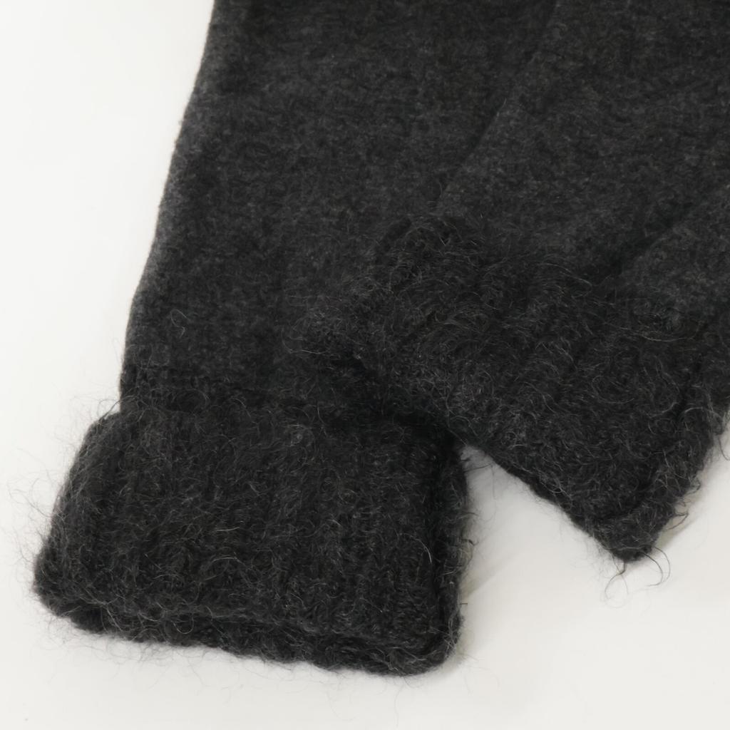 Haat HA23KD301 Gray Mohair Blend Double Ribbed Color Coat Coat 4 grayUsed