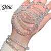 Lightweight Comfortable Bracelet Women Elastic Rope Non-Fading Artificial Casual Crystal
