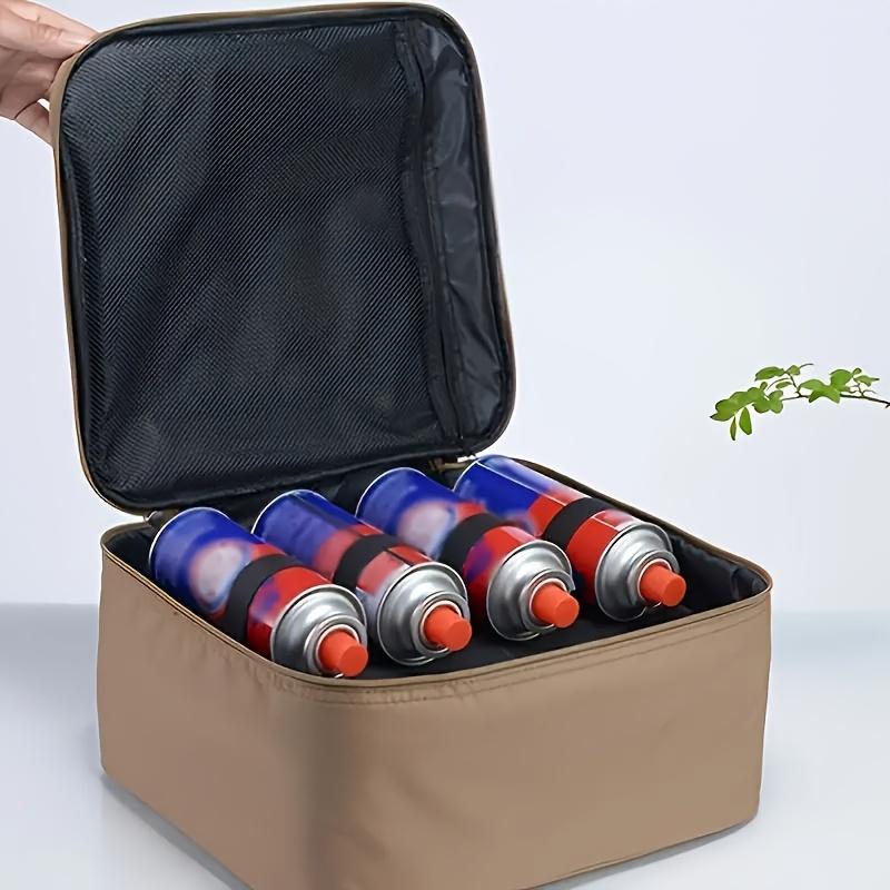 Outdoor Camping Picnic Cassette Stove Storage Bag Baking Tray Gas Tank Cookware Barbecue Storage Box Portable Camping Handbag