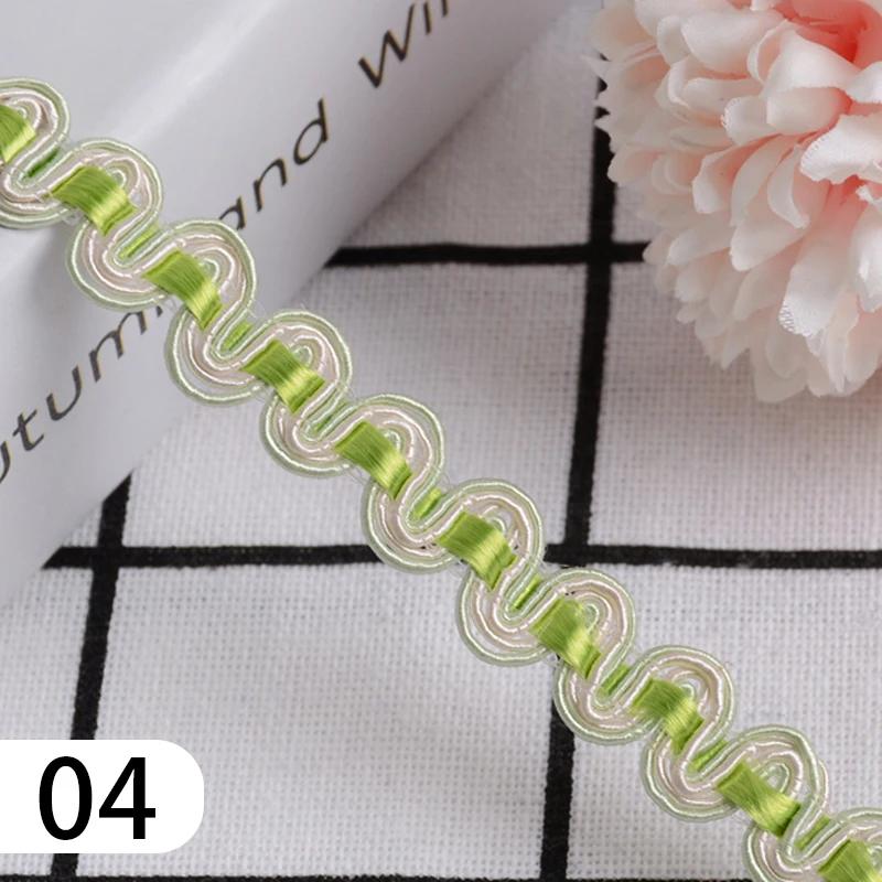 15 Meter Curtain Fringe Lace Edge 1.2cm Width Tassel Lace Trim Ribbon For Sewing Sofa Pillow Home Upholstery DIY Accessories