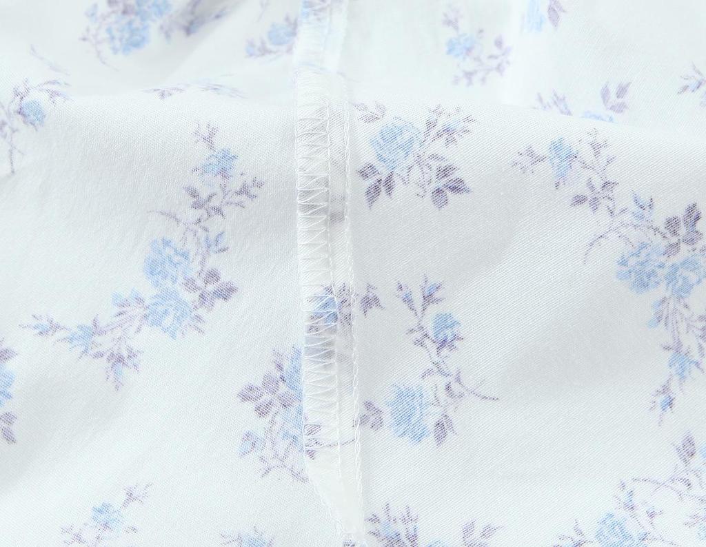 2025 Spring Slim Fit Floral Print Women's Dress - European & American Style