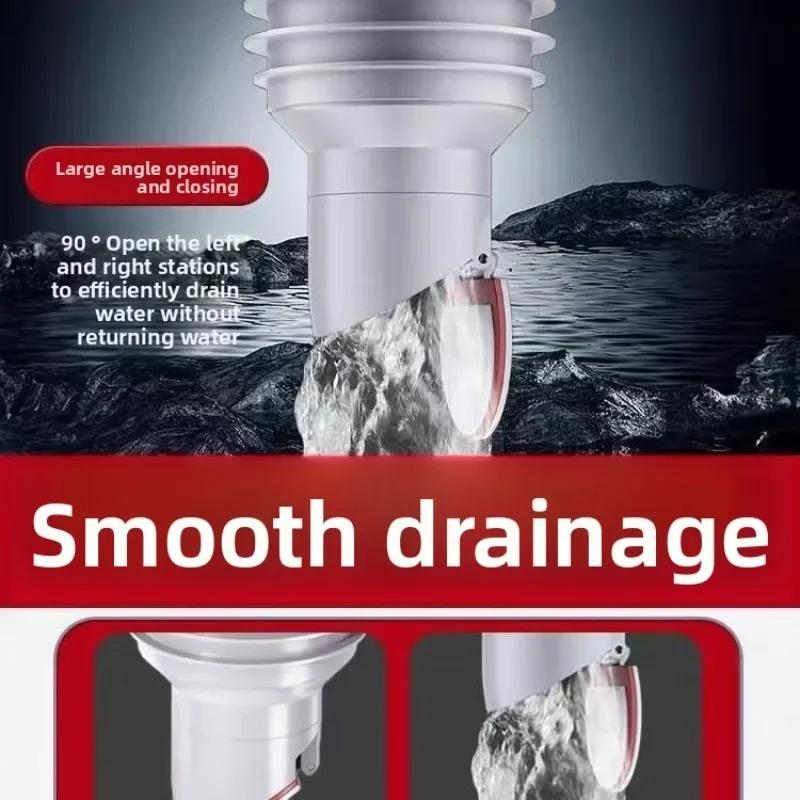 Wasserstop Bodenablauf Duschstopper Badezimmerzubehör 35-75mm Silikonabläufe Spülbeckenstöpsel Abwasserrohr Dichtungsring