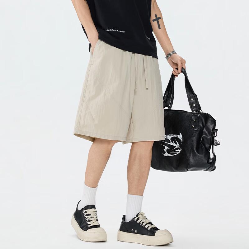 MEDE Men's Ice Silk Breathable Cargo Shorts