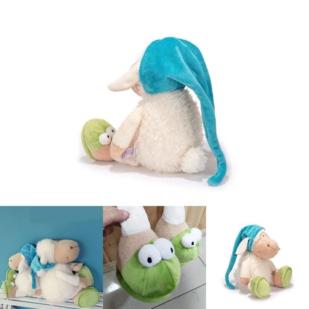 Cute Plush Hooded Sheep Doll For Kids Soft And Snuggly Sleepy Sheep Toy