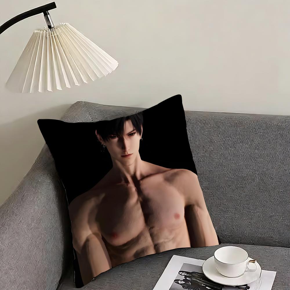 Love And Deepspace Zayne Cushion Cover Pillowcase Ultra Soft Skin Friendly Fabric Cloud Like Comfort & Concealed Zipper