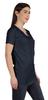 Inkmeso Long Length Notch Neck Top For Women Basic Cotton Tee Shirt w  Pocket Patch Legging