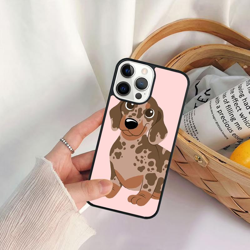 Sausage Dog Dachshund Art Phone Case For iPhone 17 Air 16 15 14 11 12 13 Pro MAX Plus Coque Cover Shell