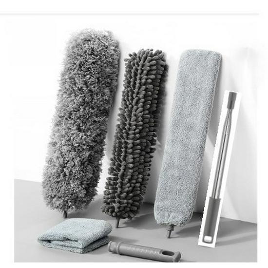 Flexible Electrostatic Chenille Duster with Bendable Brush