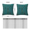 Egyptian Hieroglyphs Embossed Pillowcase Polyester Linen Velvet Printed Zip Decor Throw Pillow Case Home Cushion Case