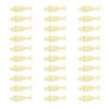 30 Unpainted Wooden Fish Templates DIY Artistic Projects Home Party Natural Design