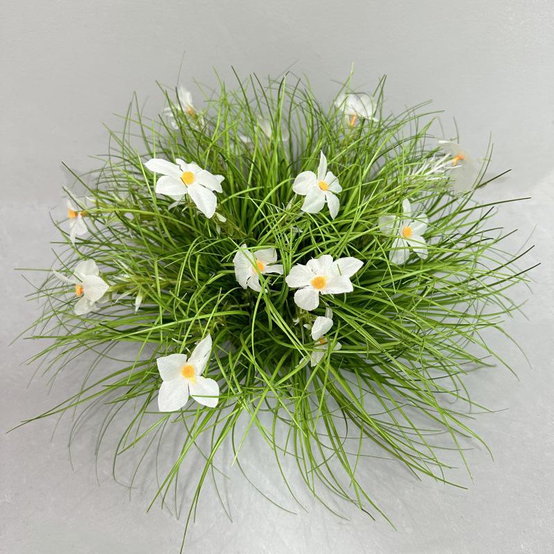 Artificial Grass Ball Ornament for Indoor Landscaping and Photography 