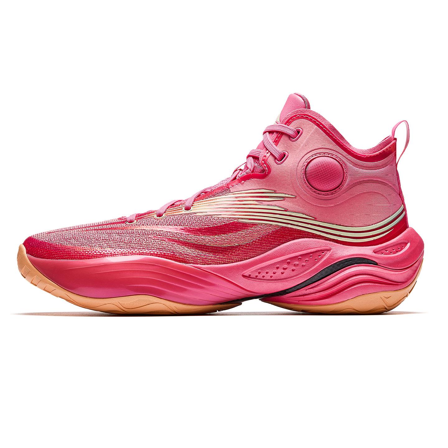 

Anta Skyline 3PRO Phantom Cushioning Slip Resistant Abrasion Resistant Rebound High top Basketball Shoes Men s Pink 112541117-2 39