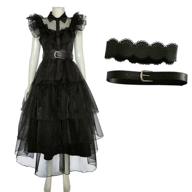 Wednesday Addams Dress Addams Family Uniform Cosplay Costume 110