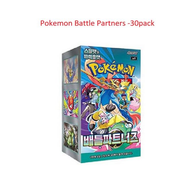 Коллекционная карточная игра Pokémon – Расширение «Боевые партнеры» – Бустер / Коробка – Официальная ККИ Pokémon -30 бустеров 1box -30pack