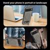 Pu Leather Phone Case for Google Pixel 10 Pro Xl 9a 9proXl 8 Pro Magnetic Charging Invisible Bracket Anti Drop Protective Cover