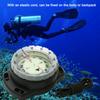 50M Underwater Diving Compass Luminous Dive Wrist Compass Waterproof Navigation Tool with Elastic