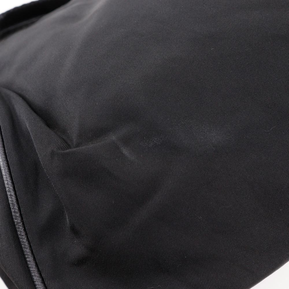 Prada Shoulder Bag Black Nylon Women Used