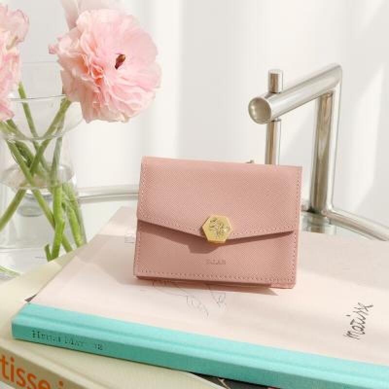 D.LAB (Birthday Flower Wallet) Billy Card Wallet - 4 Colors
