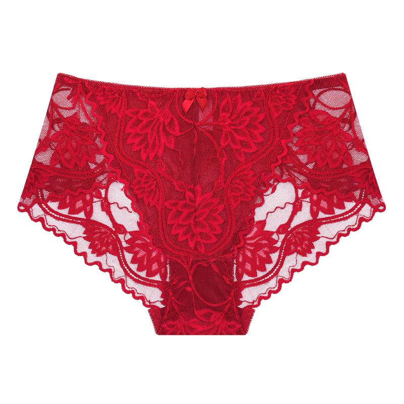 1 szt. Damska bielizna koronkowa w dużych rozmiarach z wysokim stanem, Modna, Oddychająca, Miękka i Wygodna Bielizna Damska, Wysokiej jakości Bielizna