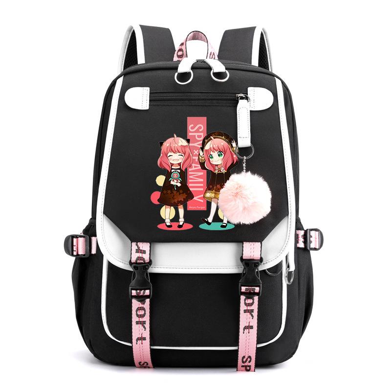 Spy Play House Backpack Casual Versatile Large Capacity Junior High School Student School Bag