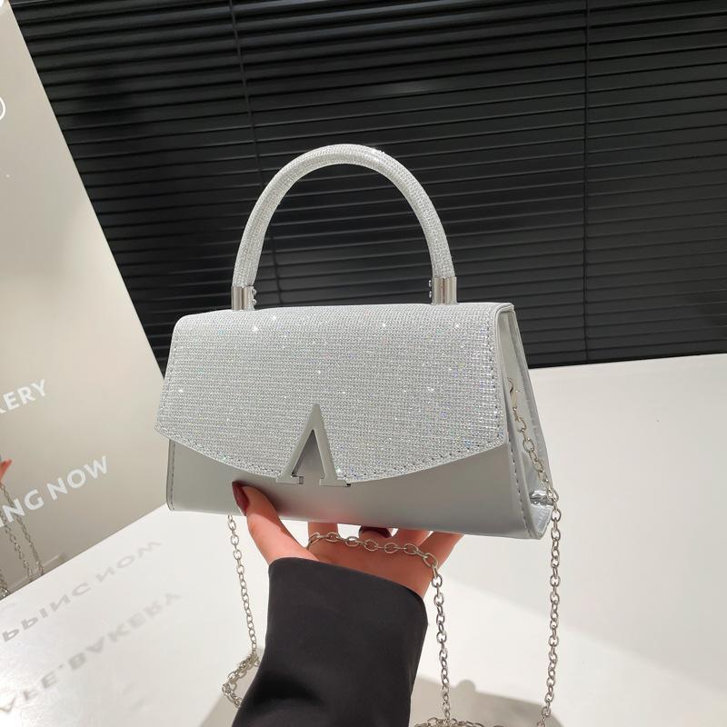 European and American fashion dinner bag, shiny handbag, handbag with evening dress bag, banquet evening bag, princess bag.