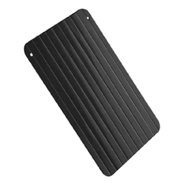 Nonstick Aluminum Defrosting Tray Quick Thawing Plate Rapid Defrost Tray for Fast Thawing of Frosty Meat and Vegetables