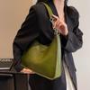 Vintage Chic Large Tote Bag For Women With Unique Design And Soft Polyester Material