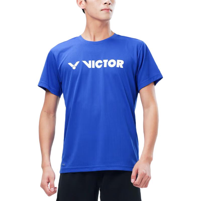 

VICTOR Men s Quick-Dry Breathable Badminton Training T-Shirt T-40050 L