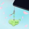 Beads Flower Letter Plush Keyring Cute Sweet Letter Couple's Keychain Creative Lovely Plush Flower Bag Pendant Children