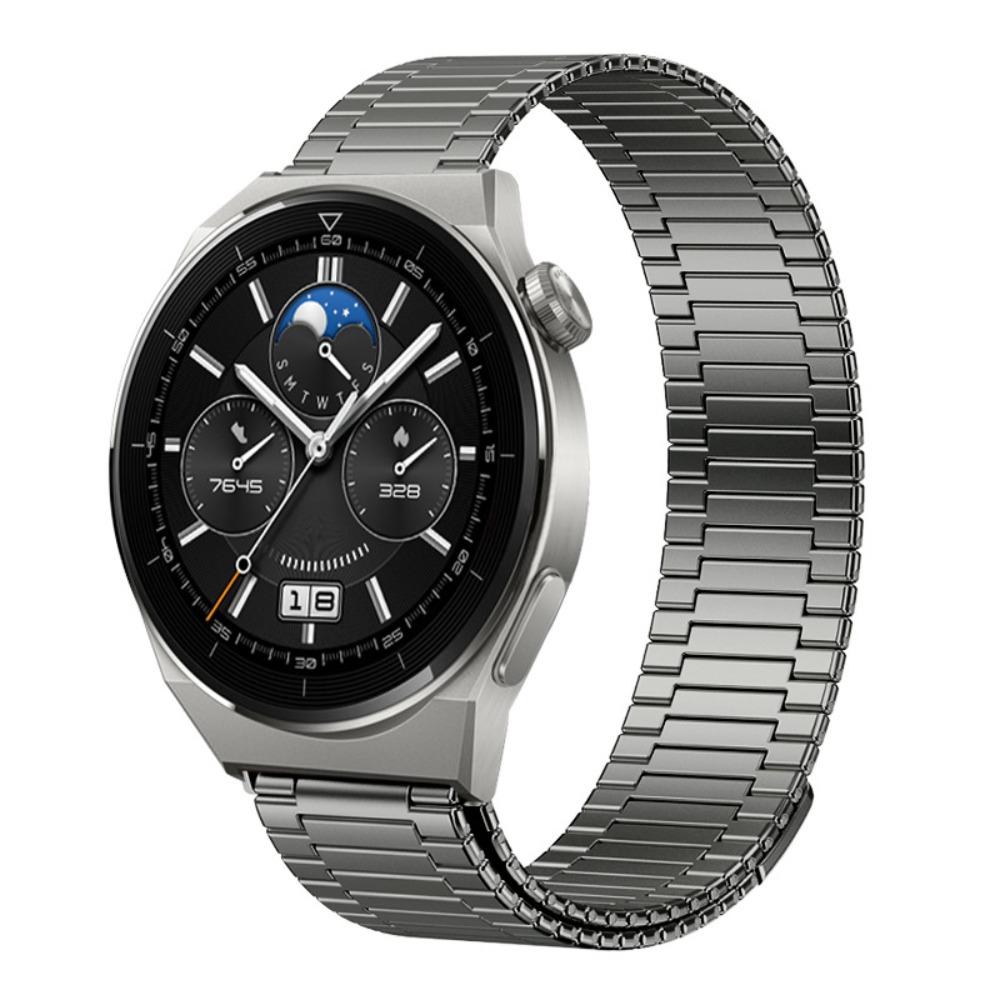 22mm Universal Magnetic Metal Watch Band Bamboo Link Stainless Steel Strap Replacement Wristband For Huawei GT6 GT5 Watch 6 Pro 5 Pro Samsung Garmin