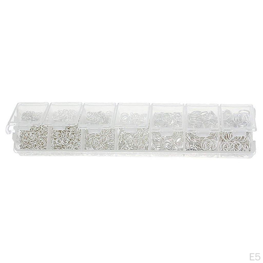 1500 Federringe Schlüsselringe für DIY Schmuck