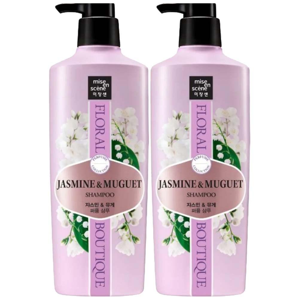 Mise-en-scène Floral Boutique Perfume Shampoo Jasmine & Muguet 2 pcs 650ml