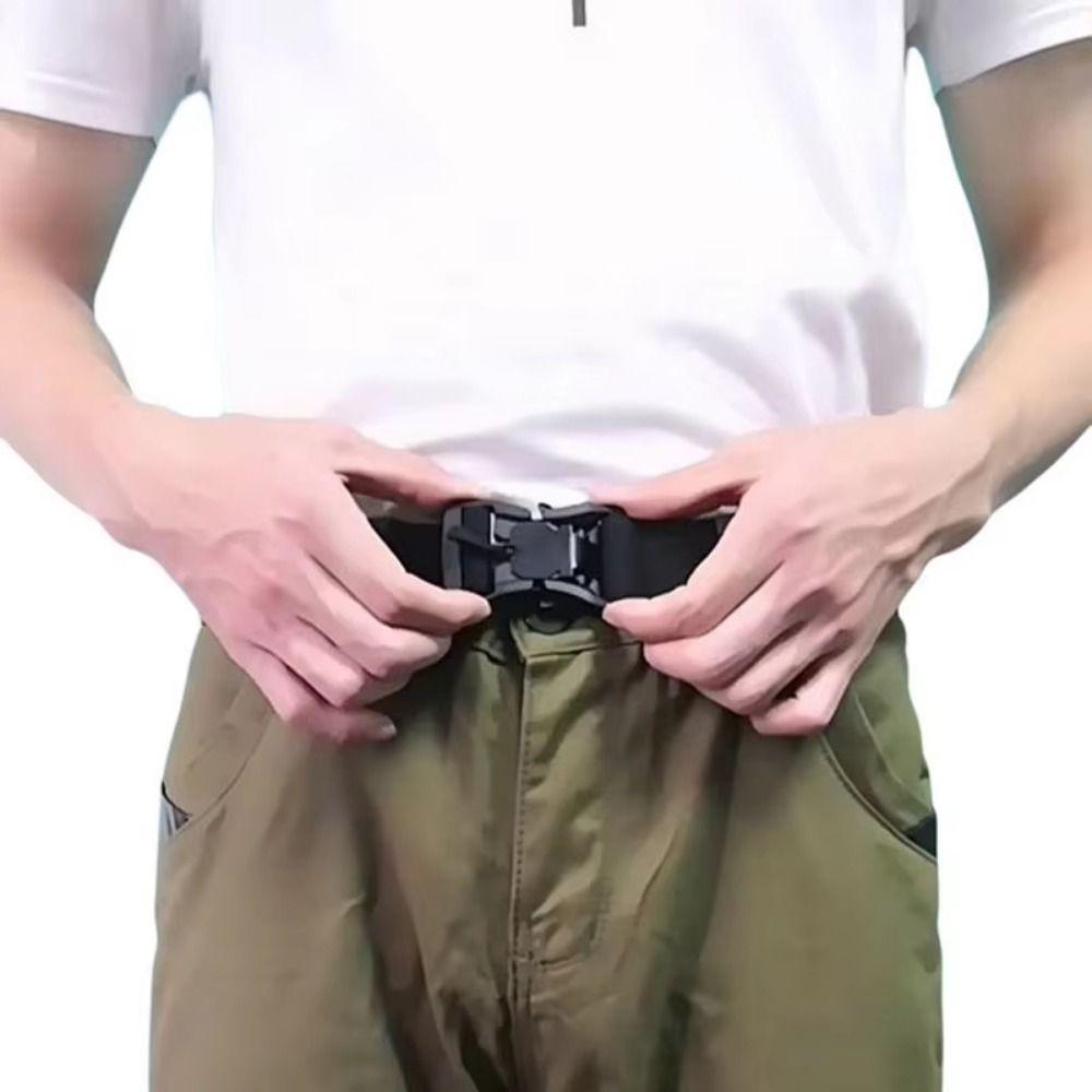 Adjustable Canvas Belt Elastic Waist Belts Casual Jeans Waistband  Belt Accessories