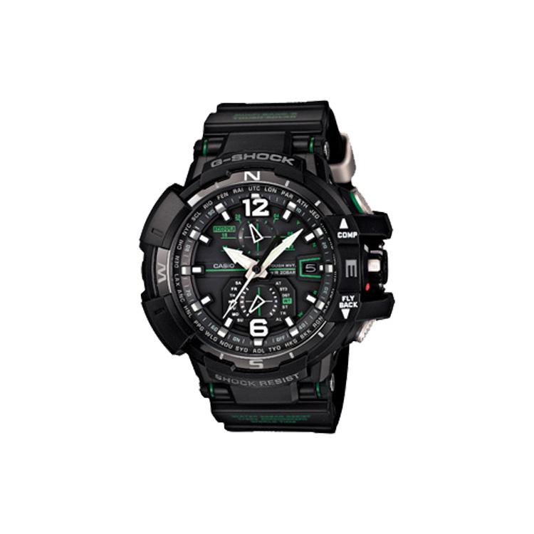CASIO Men MASTER OF G-AIR Series Black Watch GW-A1100-1A3ER GW-A1100-1A3ER Black Strap