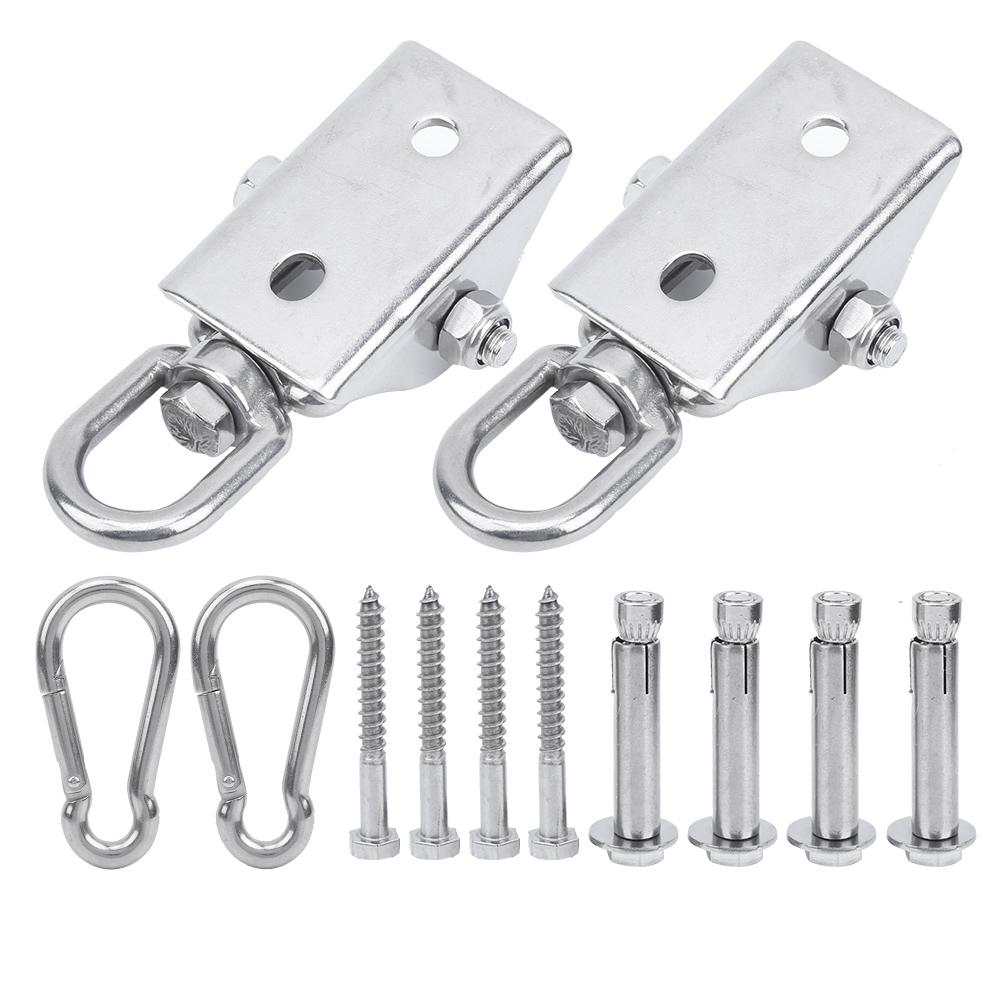 Hochleistungs-Schaukelaufhängungen aus 304 Edelstahl Schaukelaufhängeset Verriegelbare Karabiner